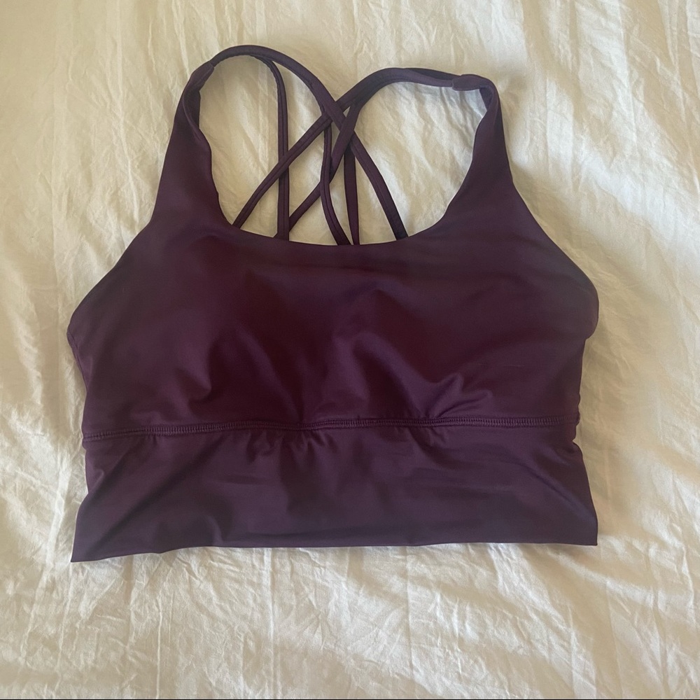 SOLD-CRZ Yoga Longline Strappy Sports Bra